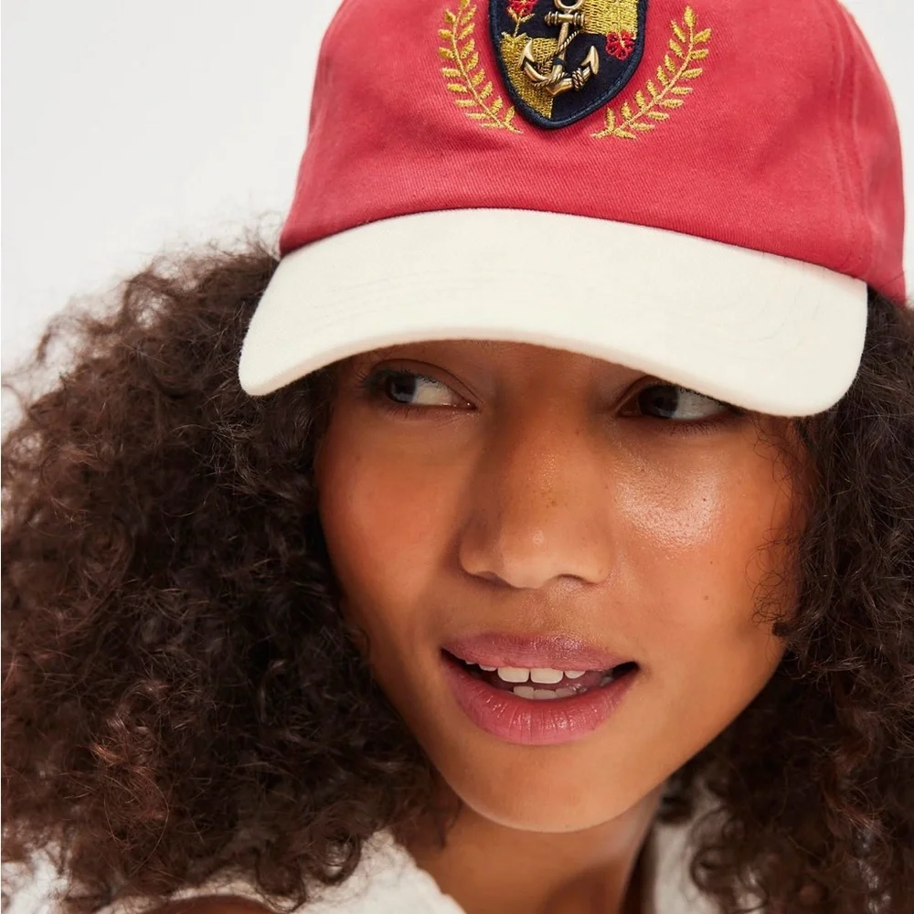 Free People Anchor Charmed Baseball Hat NWT.